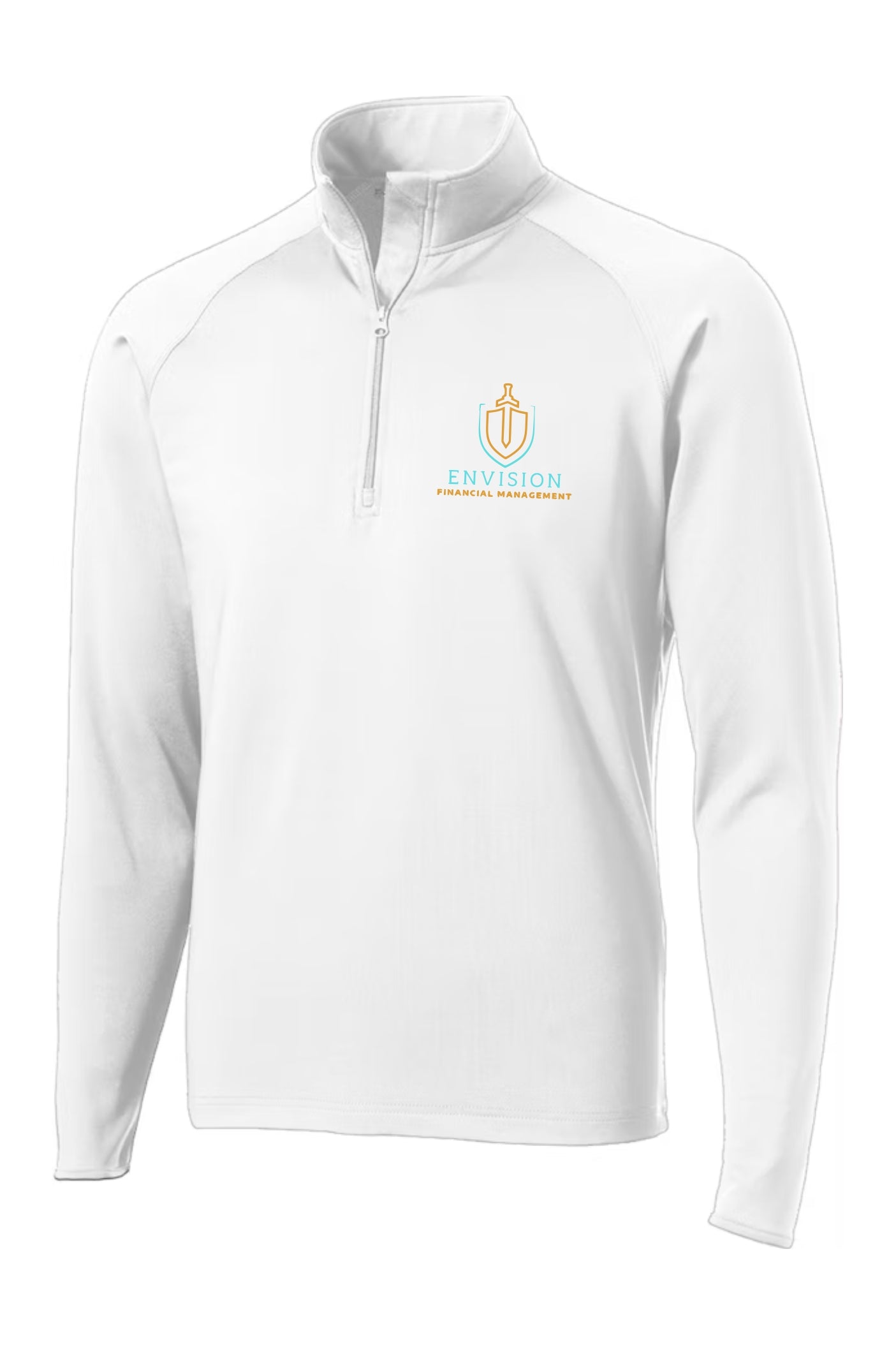 Envision Men's Sport-Wick® Stretch Midweight Emboidered 1/2-Zip Pullover