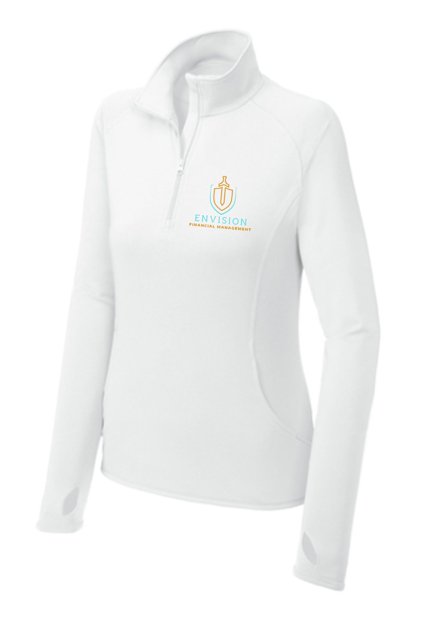 Envision Women's Sport-Wick Stretch 1/2 Zip Embroidered Pullover