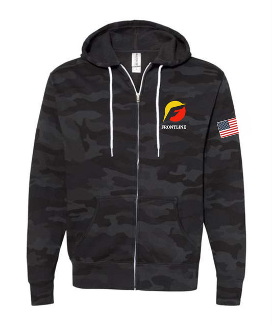 Frontline Unisex Full Zip Hoodie