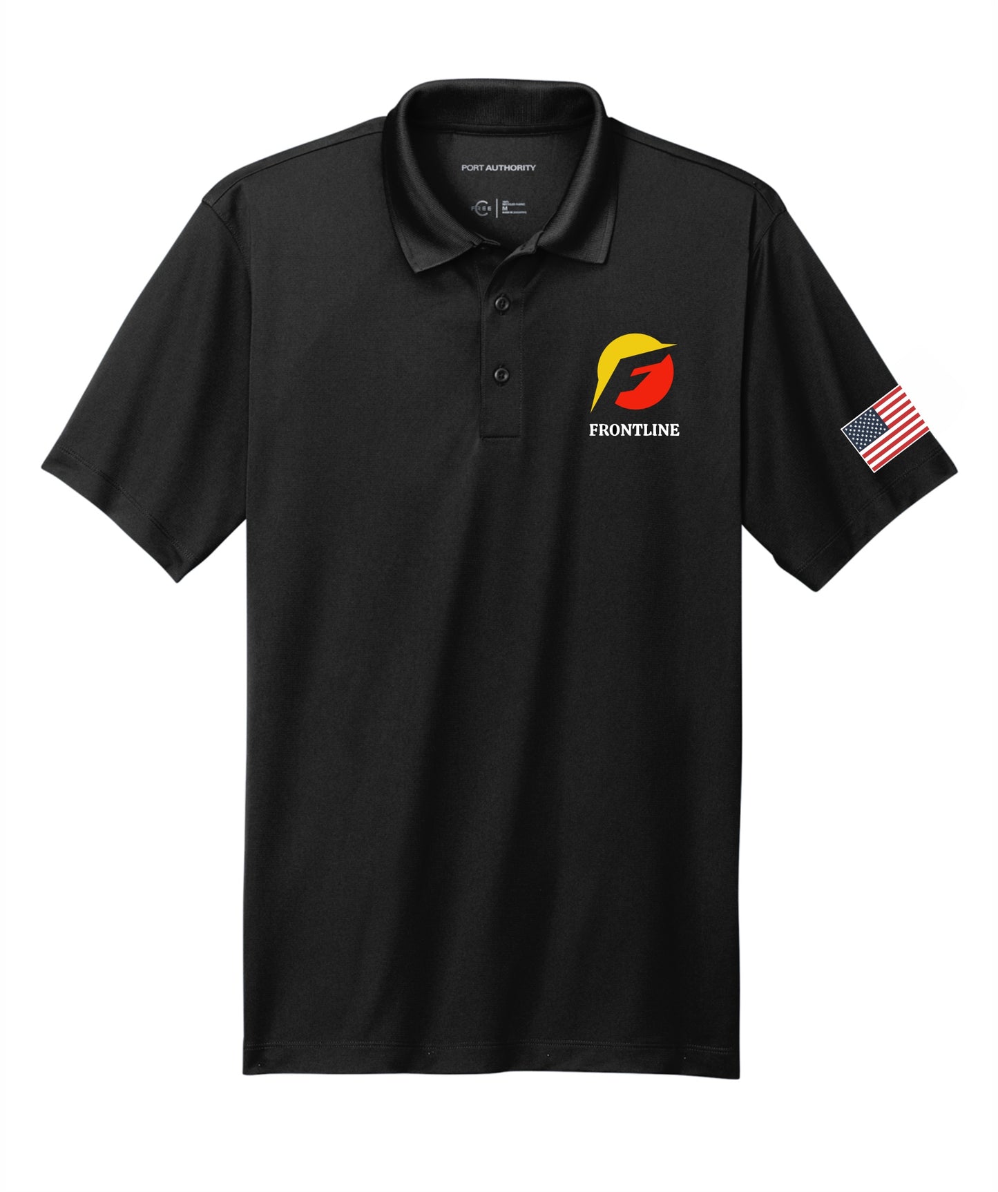 Frontline Men's Embroidered Polo