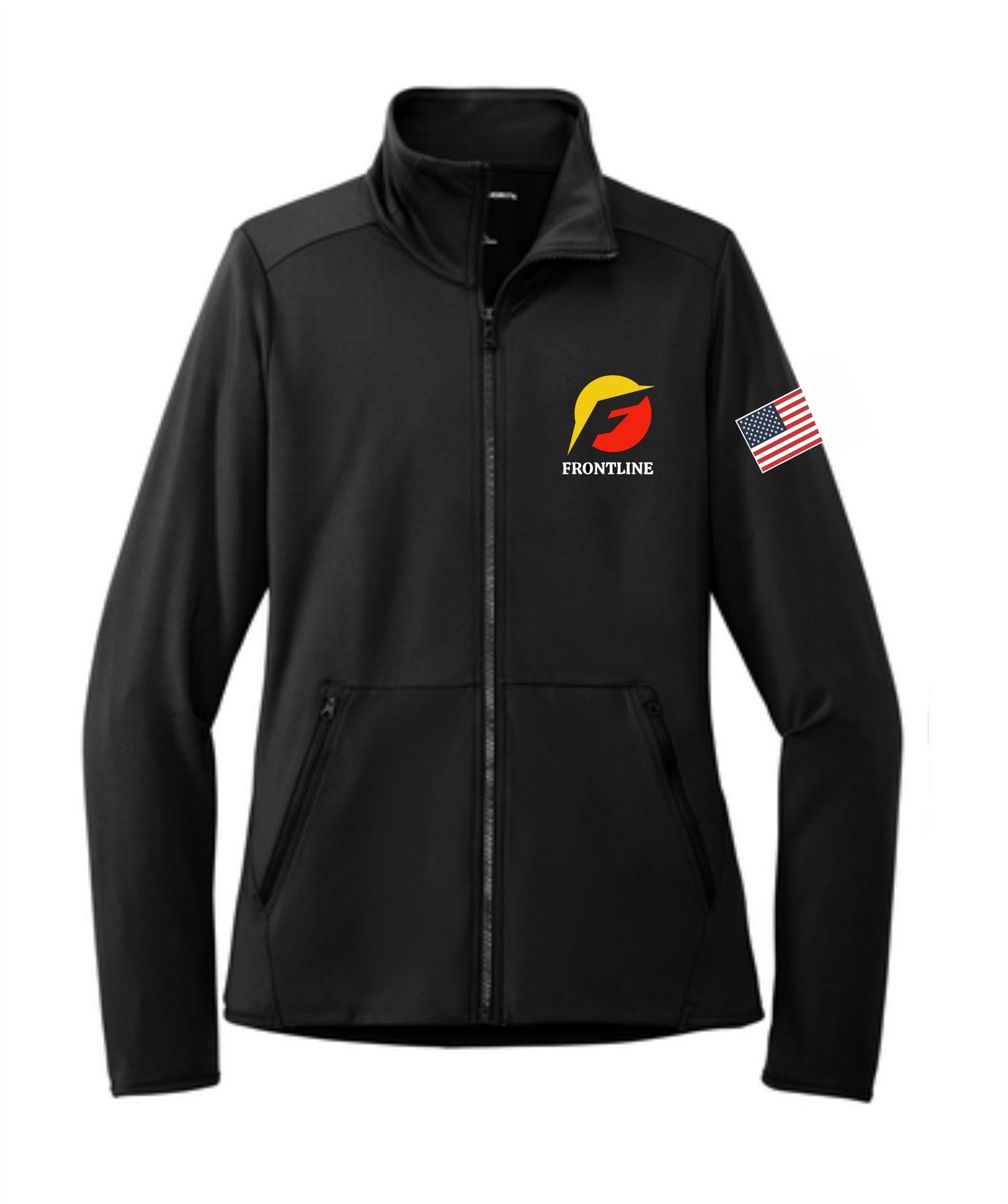 Frontline Women's Fleece Embroidered Full Zip