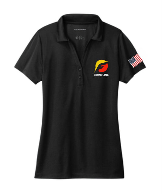Frontline Women's Embroidered Polo