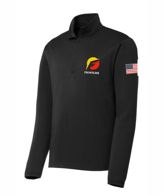 Frontline Men's Sport-Wick® Stretch Midweight 1/4-Zip Pullover