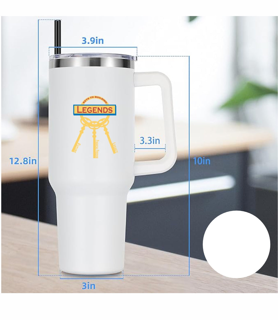 Team Legends 40 oz Tumbler With Handle Insulated Tumbler