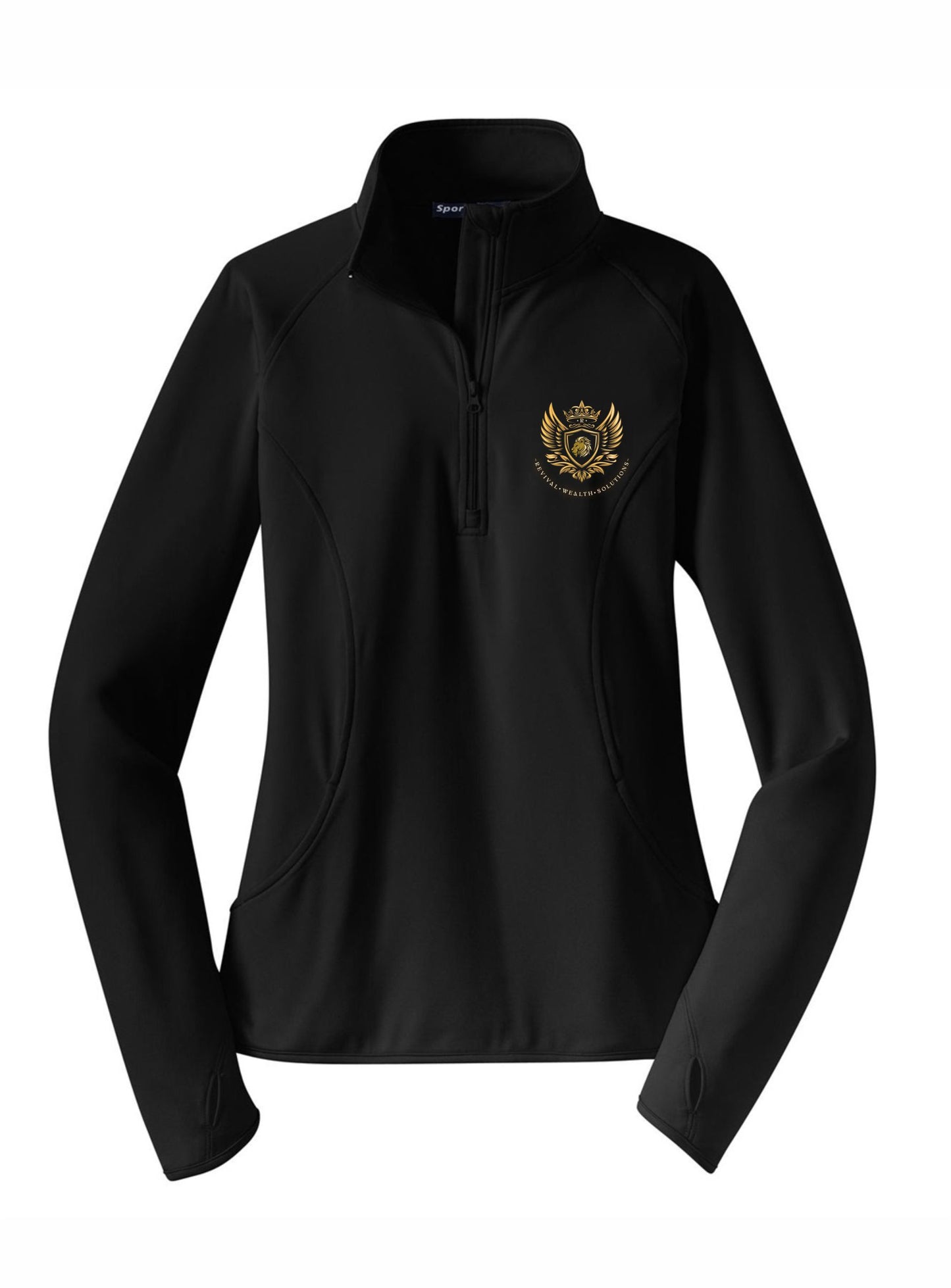Team Revival Women's Sport-Wick Stretch 1/2 Zip Embroidered Pullover