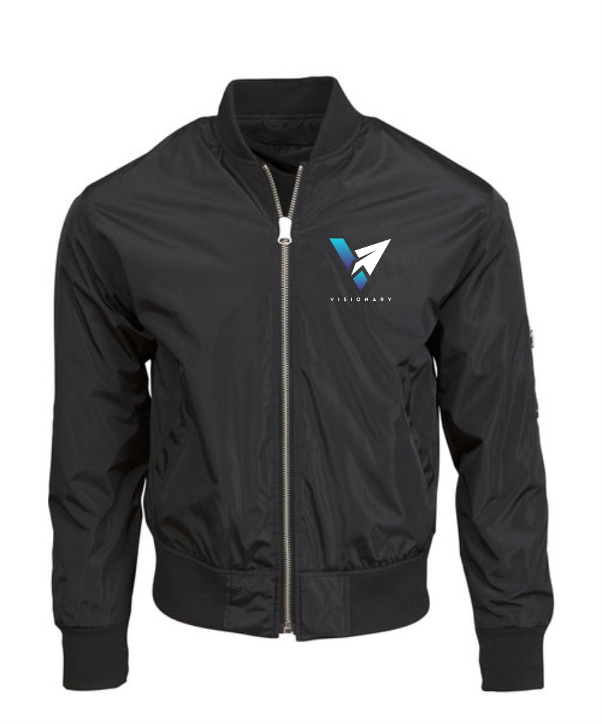 Visionary Embroidered Unisex Bomber Jacket