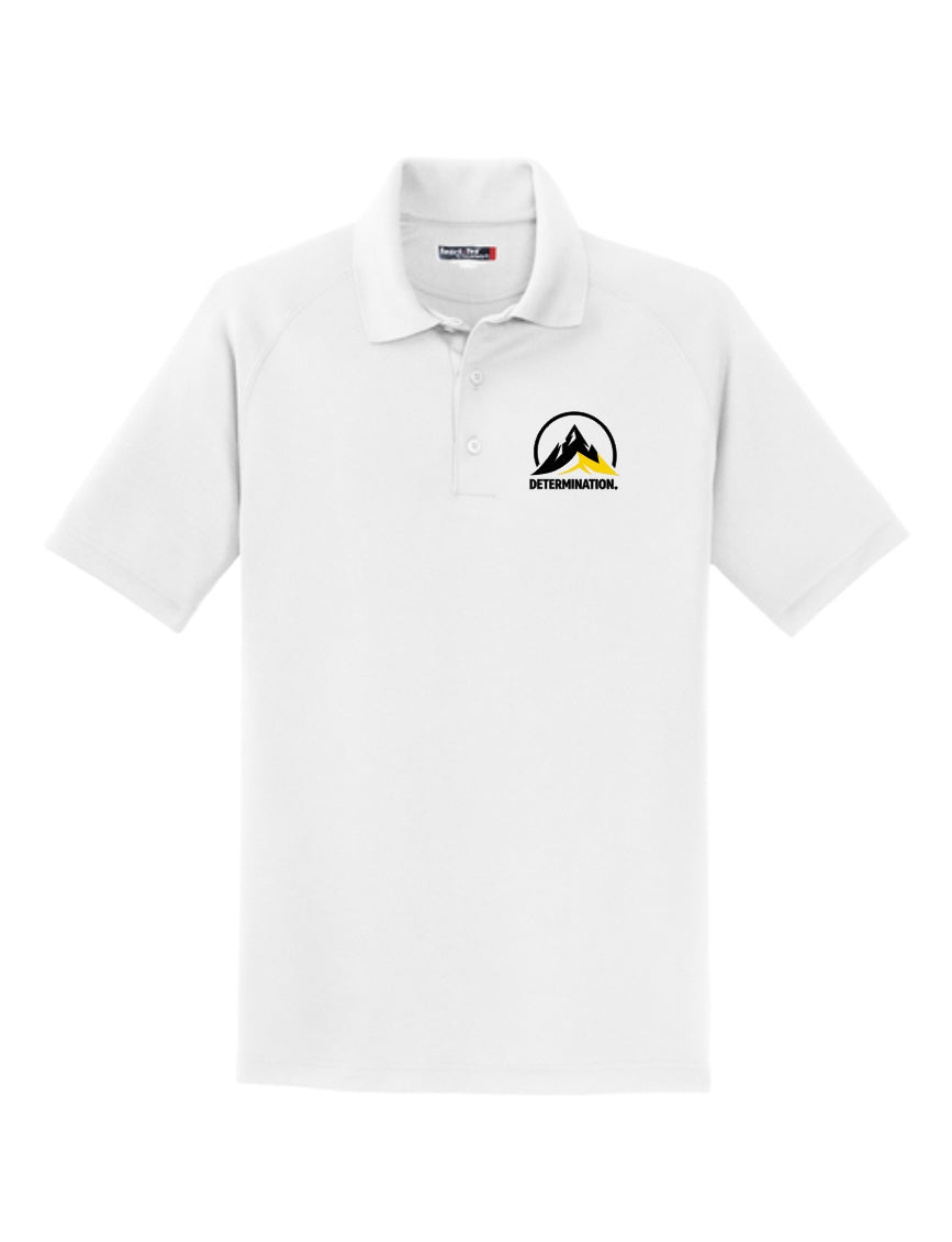 Determination Men's Performance Embroidered Polo