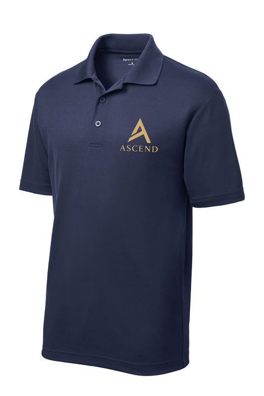 Ascend Men's Embroidered Polo