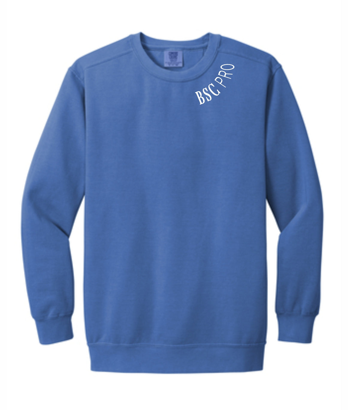 BSC Comfort Colors Embroidered Crewneck Sweatshirt