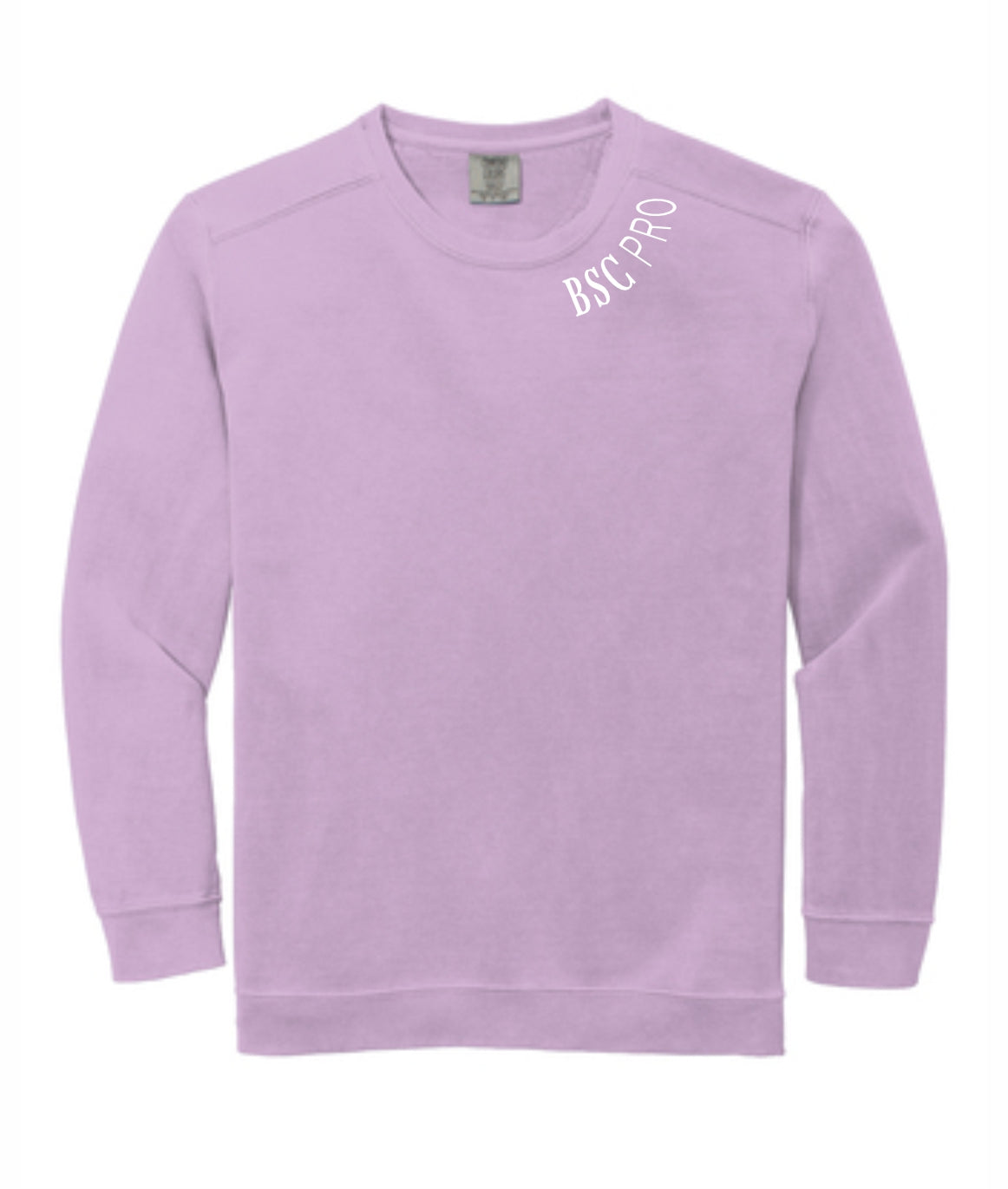 BSC Comfort Colors Embroidered Crewneck Sweatshirt