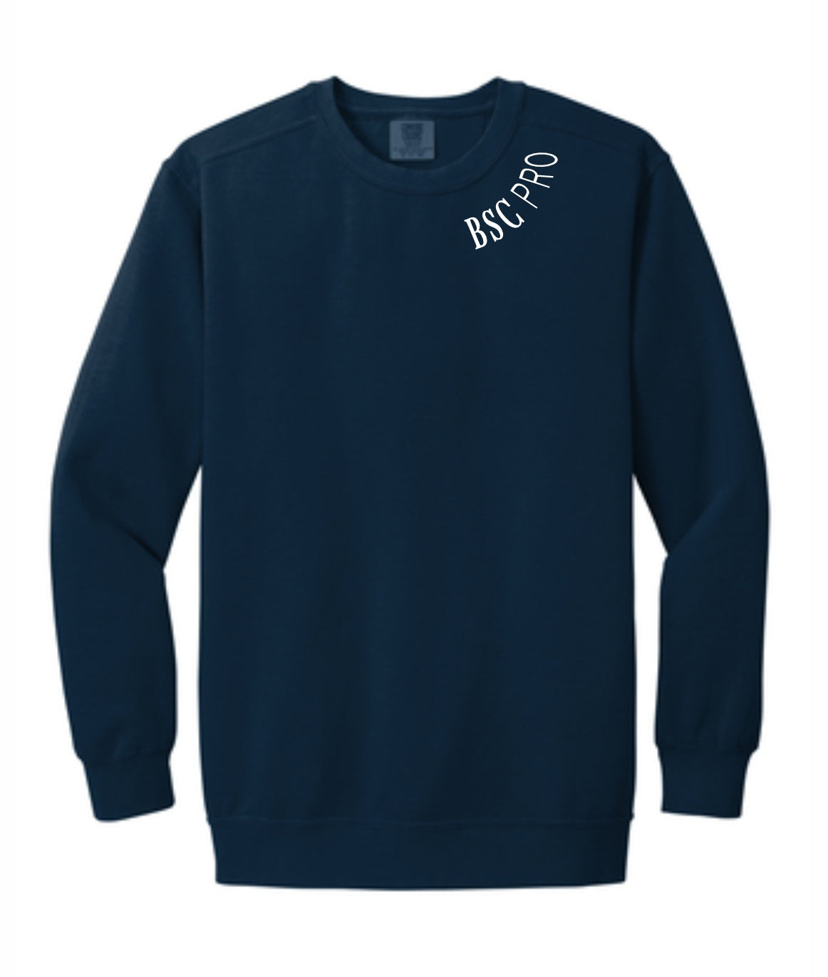 BSC Comfort Colors Embroidered Crewneck Sweatshirt