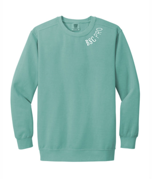 BSC Comfort Colors Embroidered Crewneck Sweatshirt