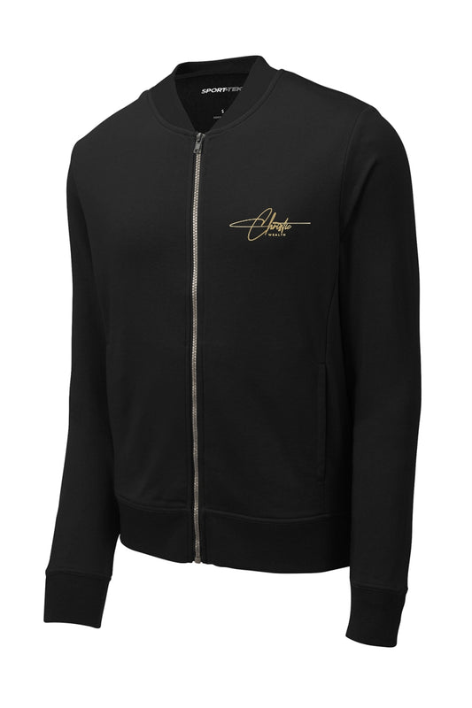 Christic Wealth Lightweight French Terry Embroidered Bomber