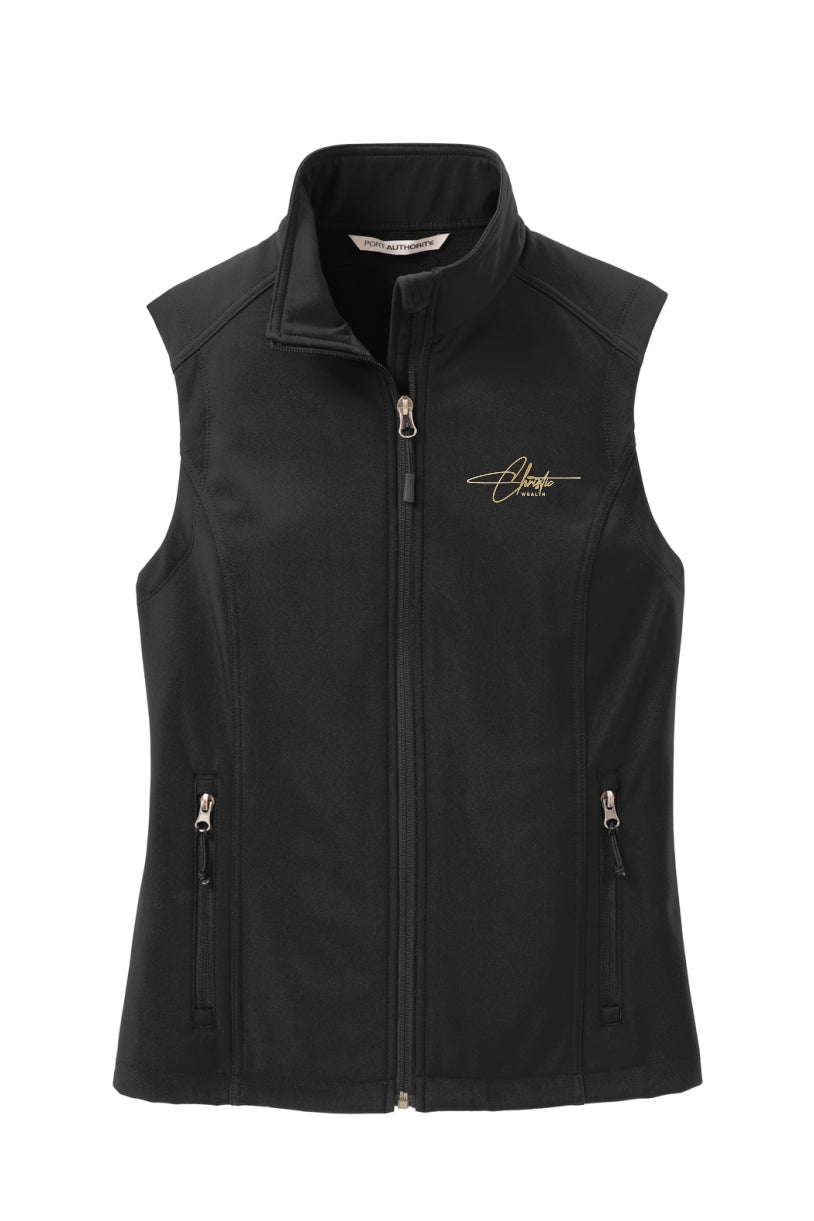 Christic Ladies Core Soft Shell Embroidered Vest