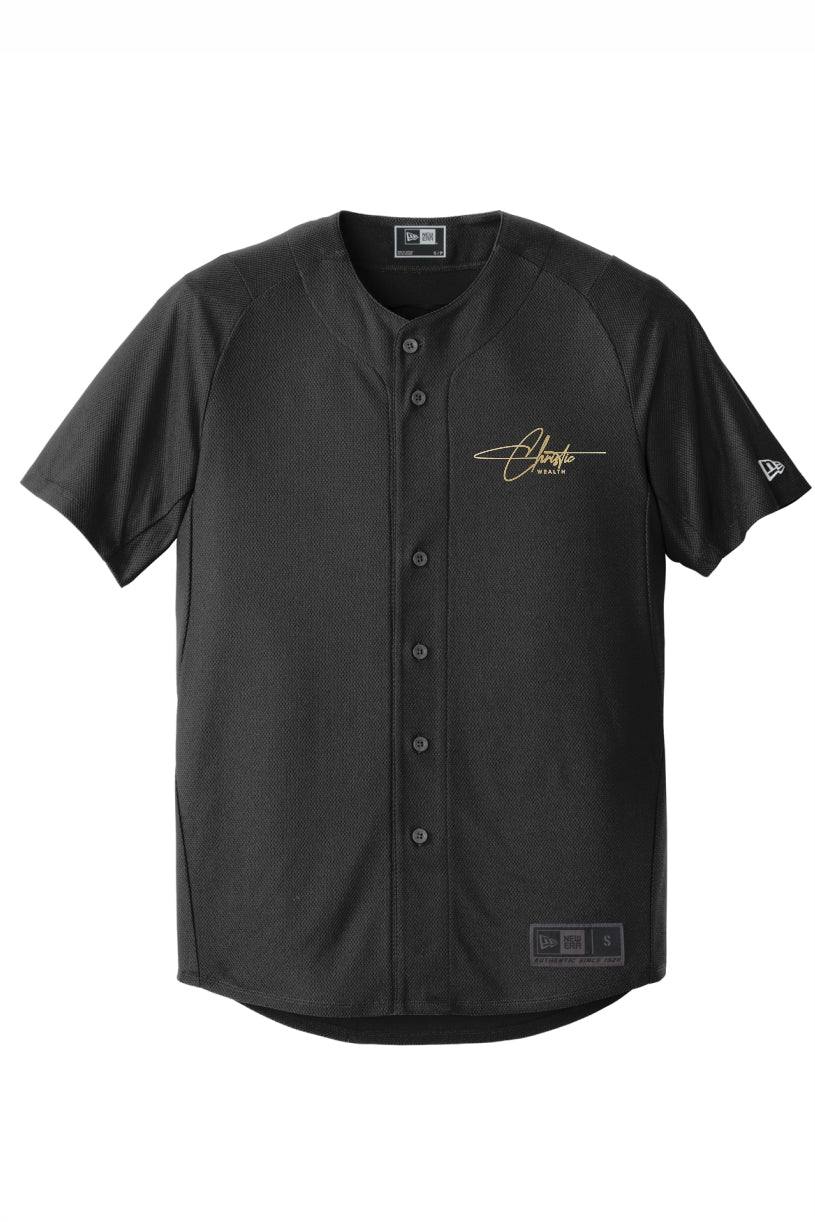 Christic Wealth Diamond Era Full-Button Embroidered Jersey