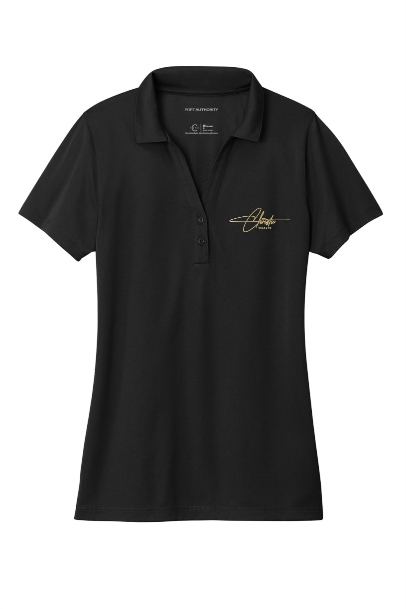 Christie Wealth Women's Embroidered Polo