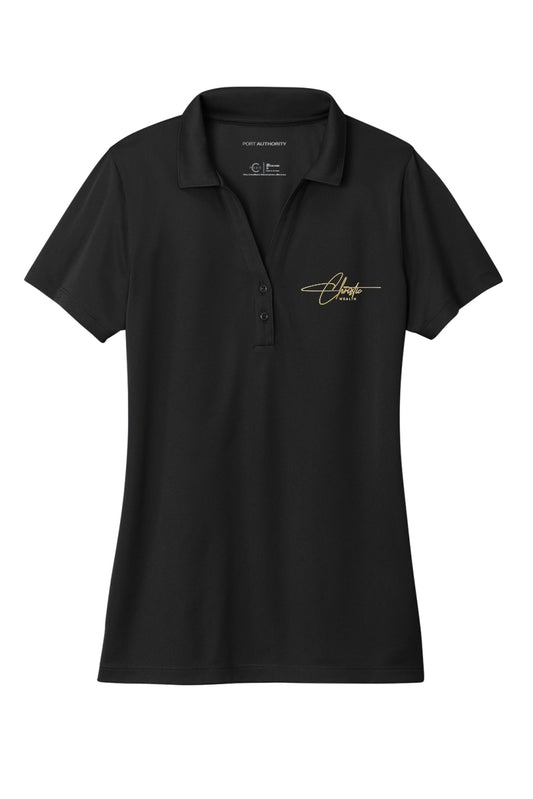 Christie Wealth Women's Embroidered Polo