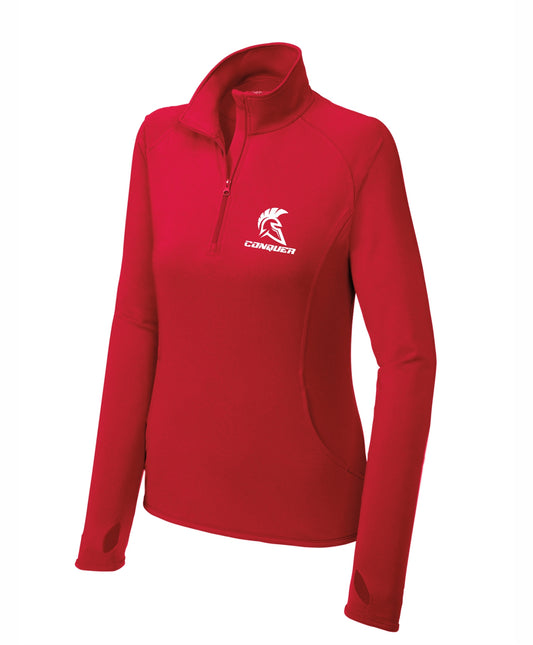 Women's Team Conquer Sport-Wick Stretch 1/2 Zip Embroidered Pullover