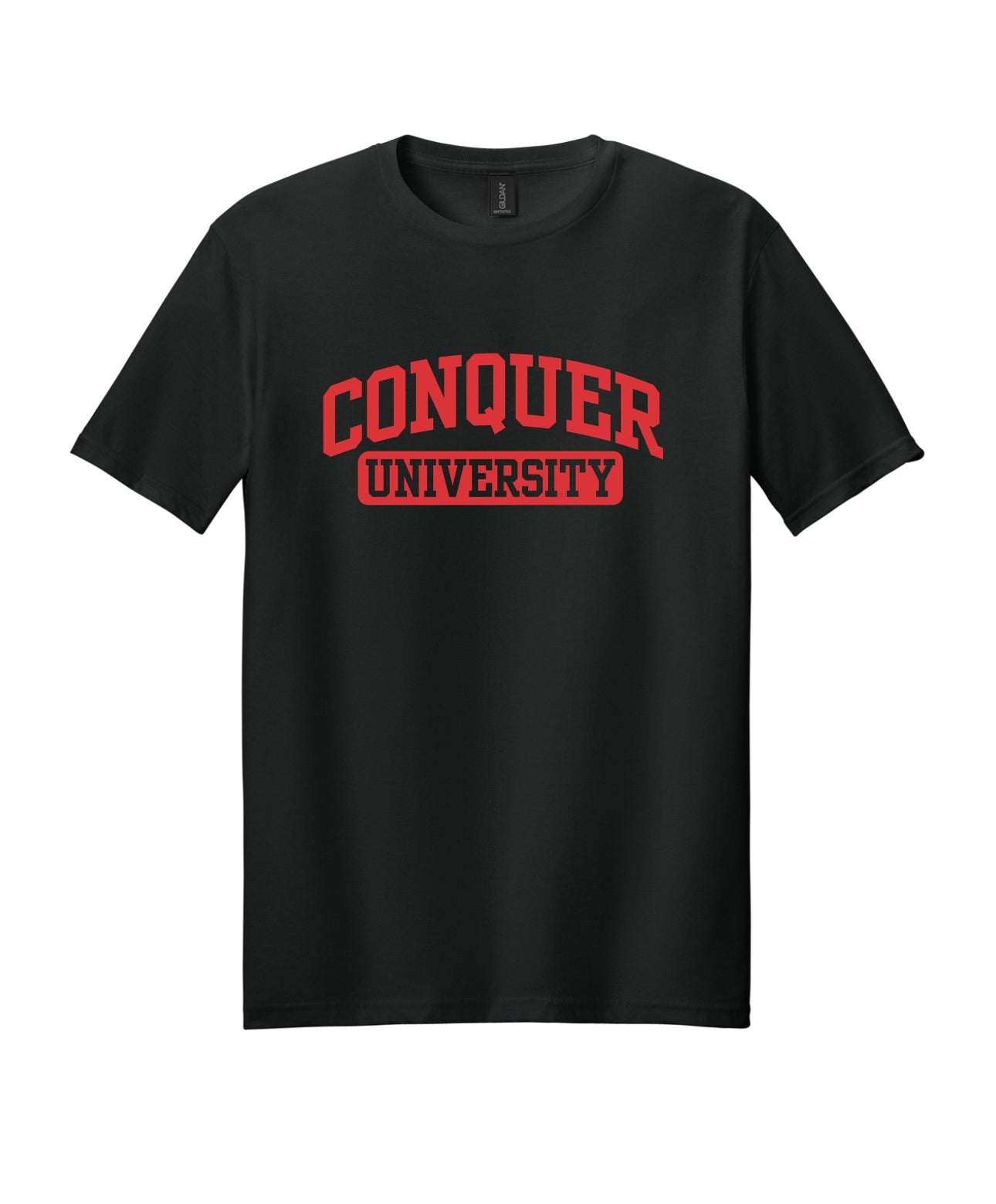 Conquer University Unisex Softstyle Printed Tee