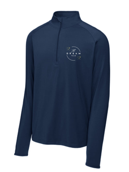 The Dream Team Men's Stretch 1/4-Zip Embroidered Pullover