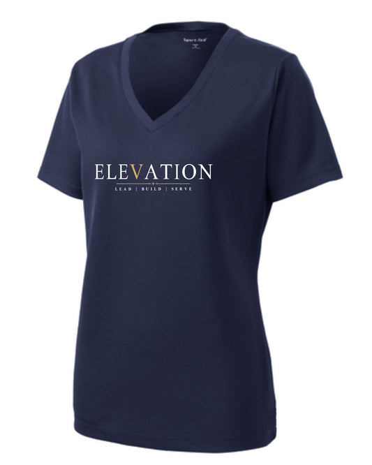 Elevation Women's Performance Printed V-Neck