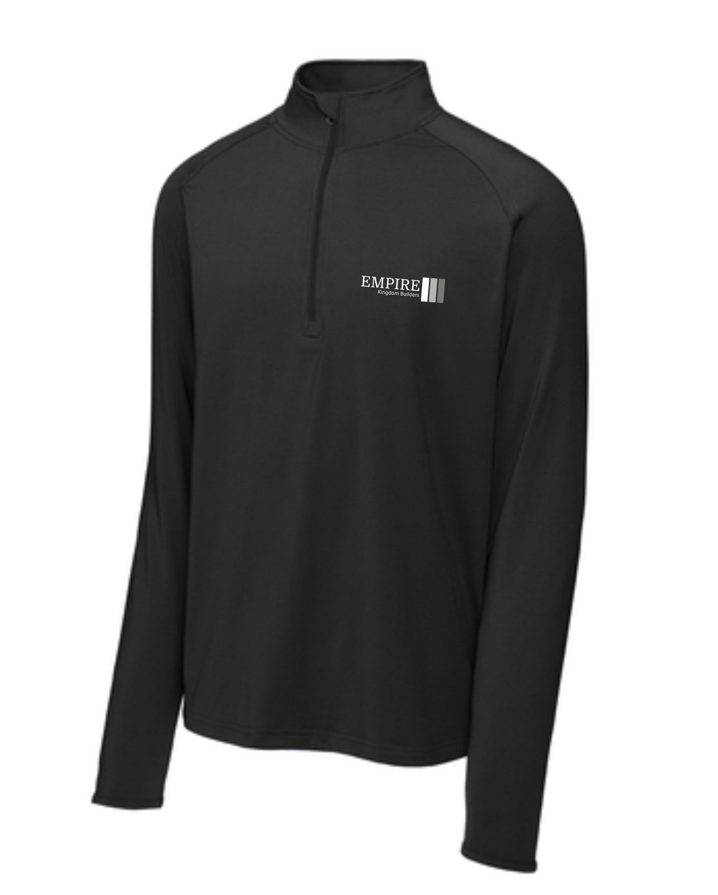 Empire KB Men's Sport-Wick Stretch 1/2-Zip Embroidered Pullover