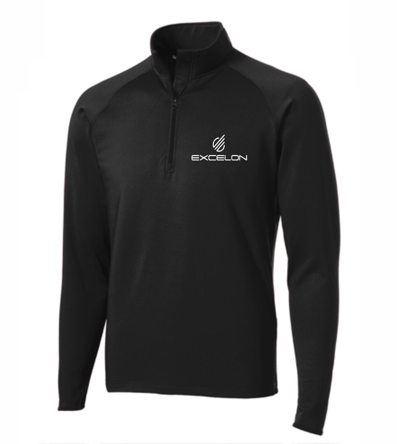 Excelon Men's Sport-Wick Stretch 1/2-Zip Embroidered Pullover