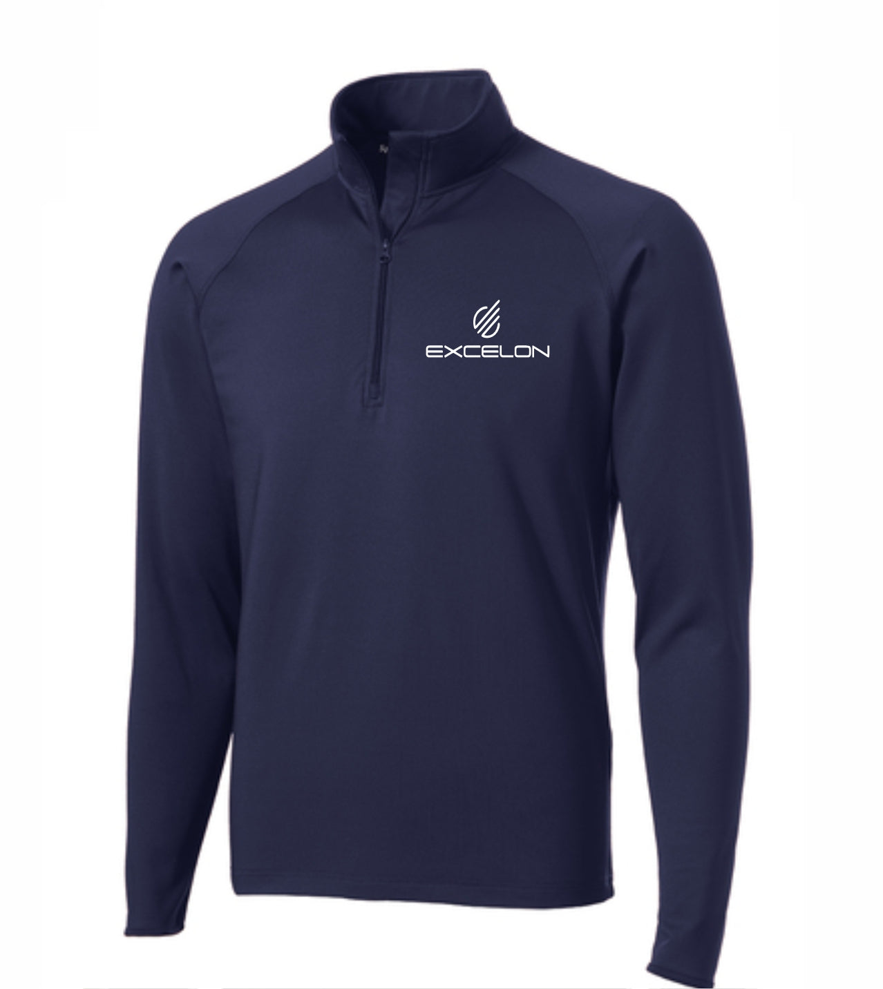 Excelon Men's Sport-Wick Stretch 1/2-Zip Embroidered Pullover