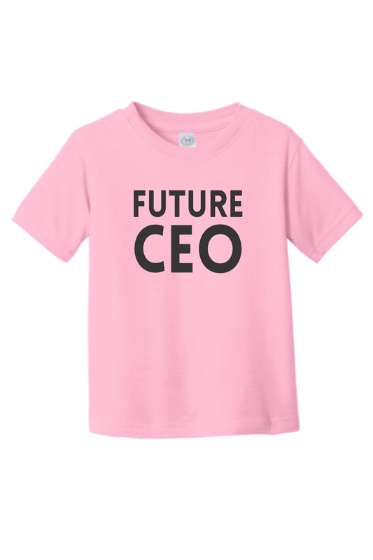 Future CEO Toddler Fine Jersey Tee