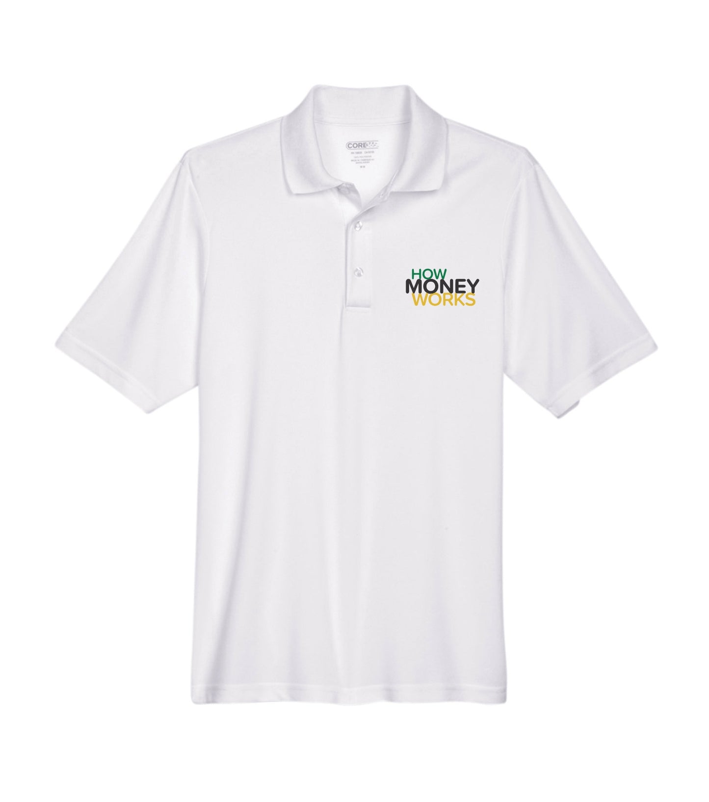 Men's 'How Money Works' Embroidered Polo