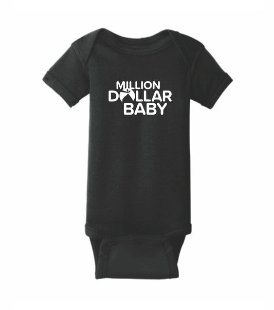 Million Dollar Baby Printed Onesie