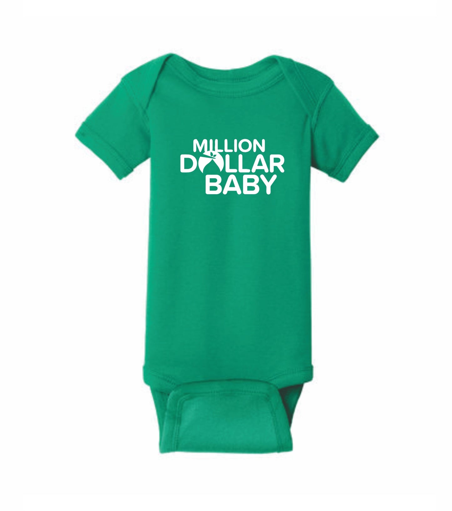 Million Dollar Baby Printed Onesie