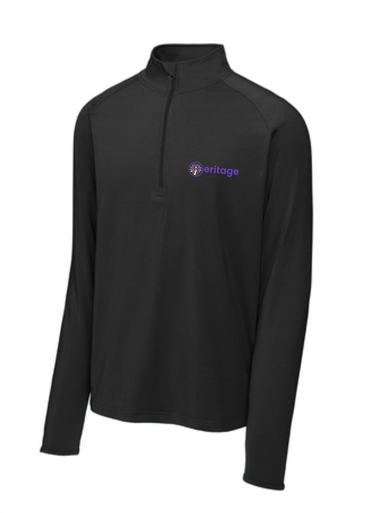 Heritage Sport-Wick Stretch 1/2-Zip Embroidered Pullover