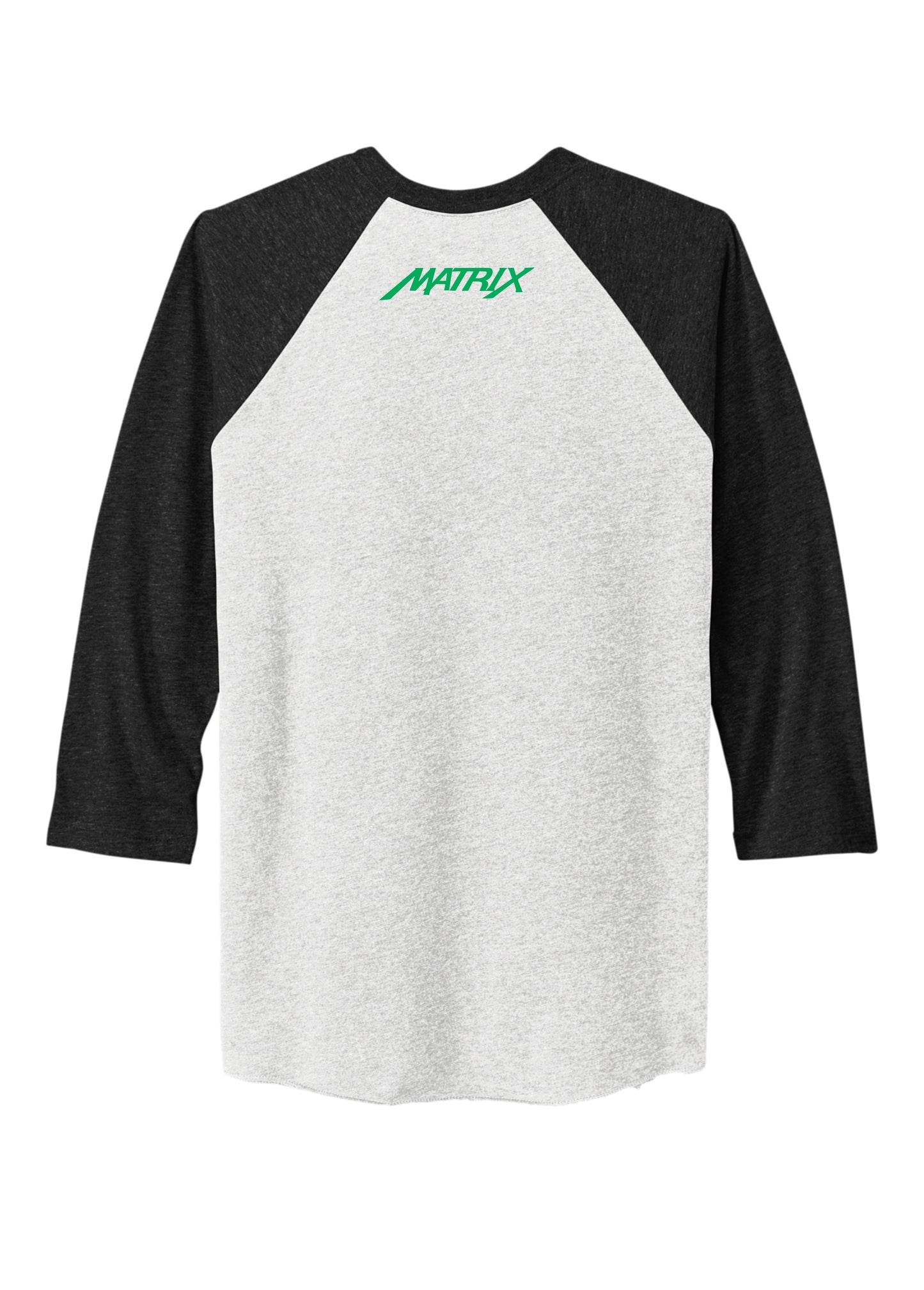 Matrix Circle Unisex Tri-Blend 3/4-Sleeve Raglan Tee