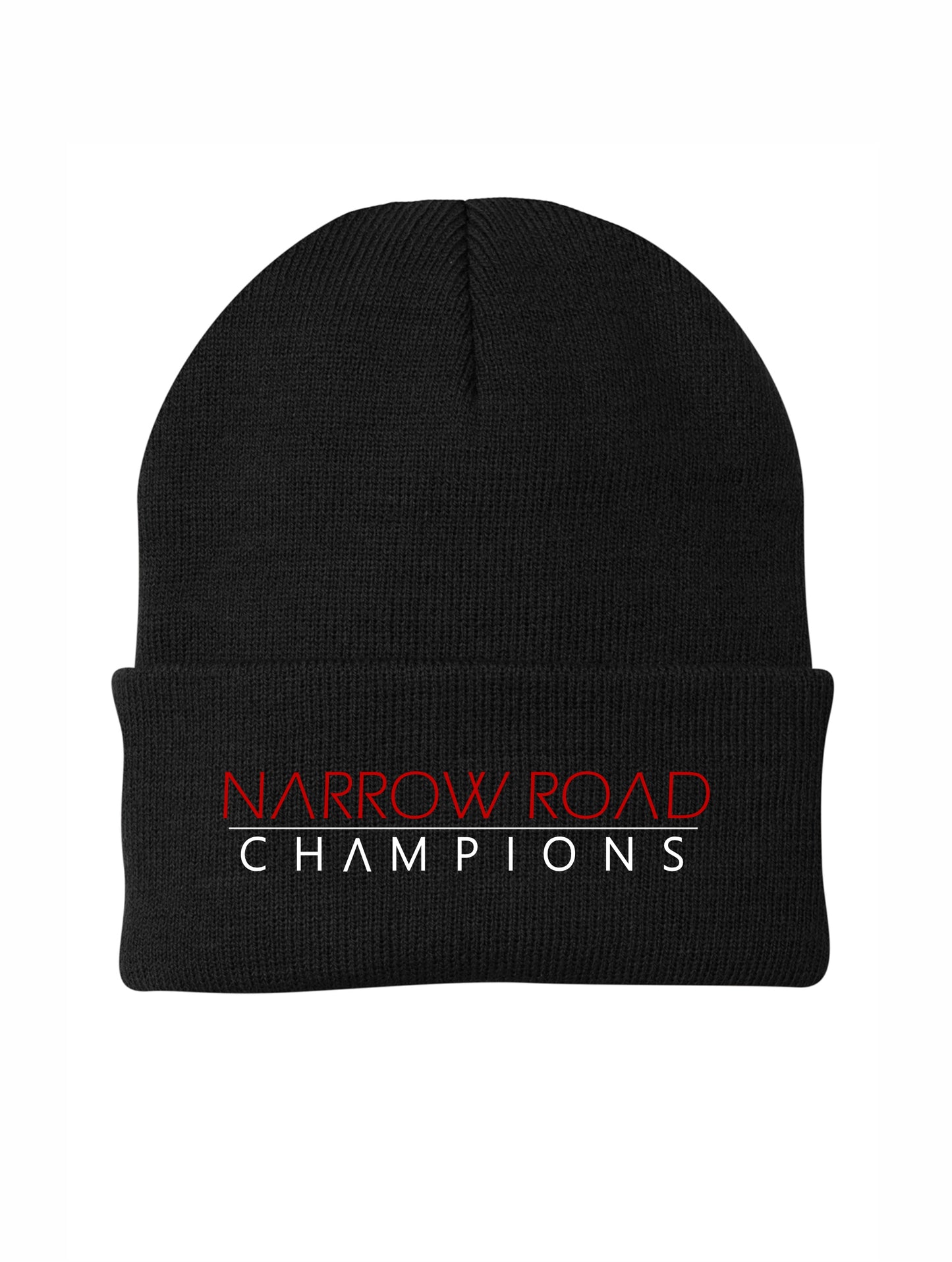 Narrow Road Champions Embroidered Beanie