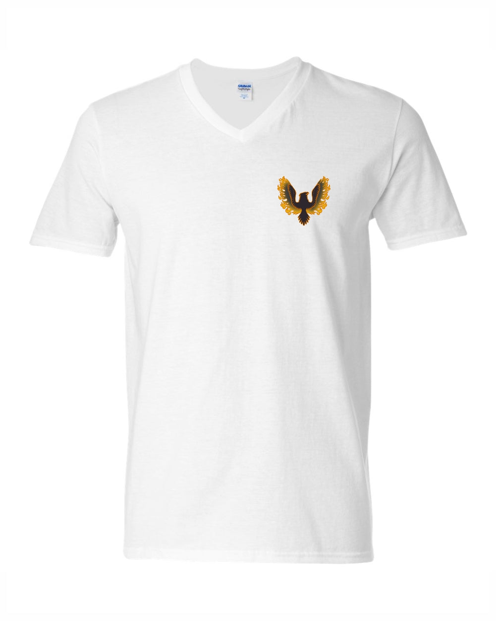 Phoenix Softstyle Printed V Neck Tee