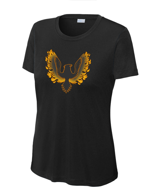 Ladies Phoenix Performance Workout Printed Tee