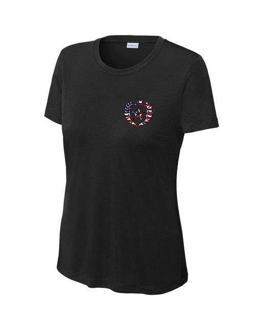 SEDT USA Ladies Performance Workout Printed Tee