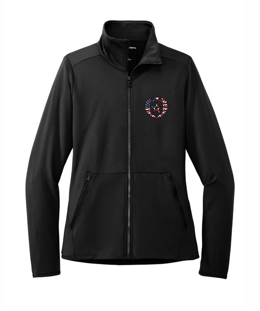 SEDT USA Women's Fleece Embroidered Full Zip