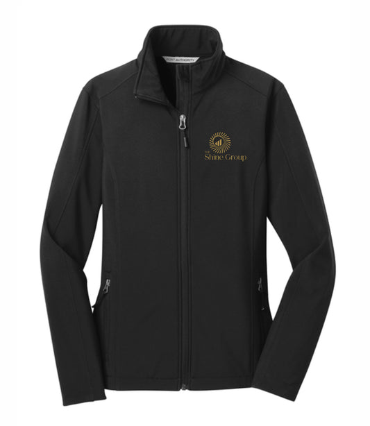 Women's The Shine Group Core Soft Shell Embroidered Jacket