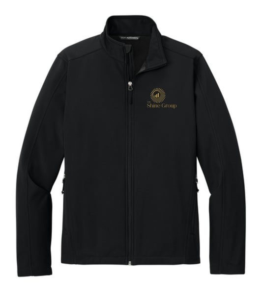 Men's The Shine Group Core Soft Shell Embroidered Jacket