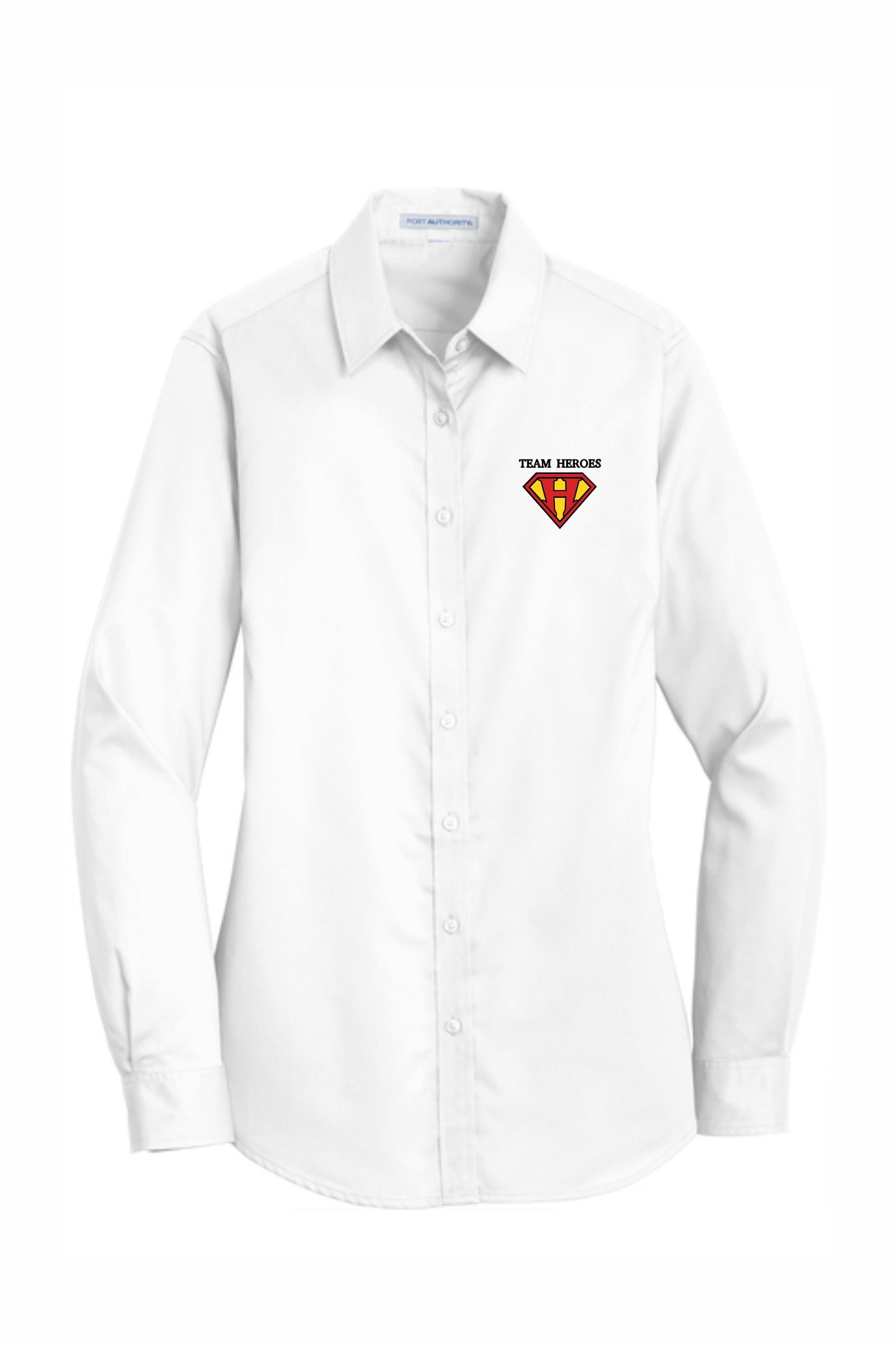 Ladies Heroes Twill Embroidered Button Down