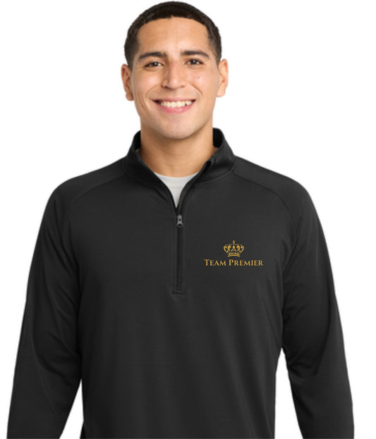 Team Premier Men's Sport-Wick® Stretch Midweight  Emboidered 1/2-Zip Pullover