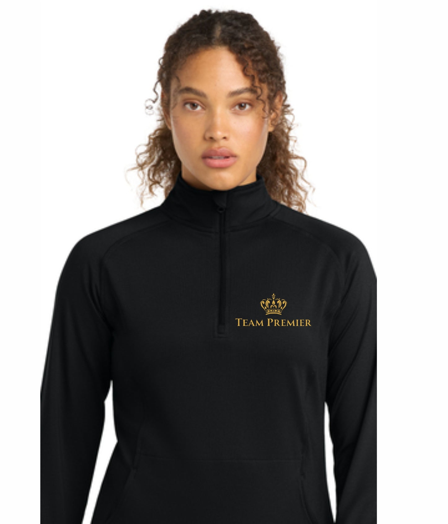 Team Premier Women's Sport-Wick Stretch 1/2 Zip Embroidered Pullover