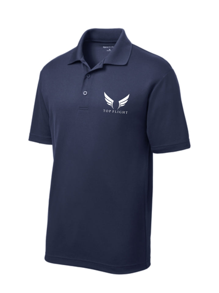 Top Flight Men's Embroidered Polo