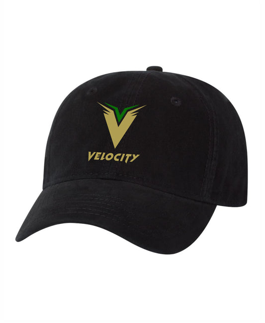 VELOCITY Embroidered Dad Cap