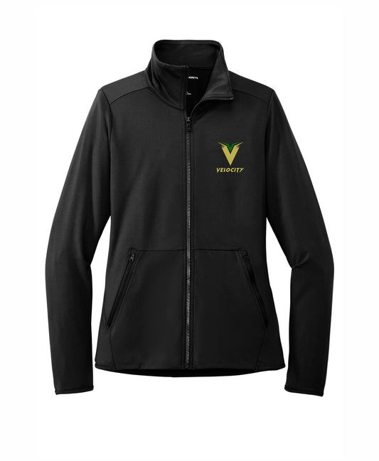 Velocity Women's Fleece Embroidered Full Zip