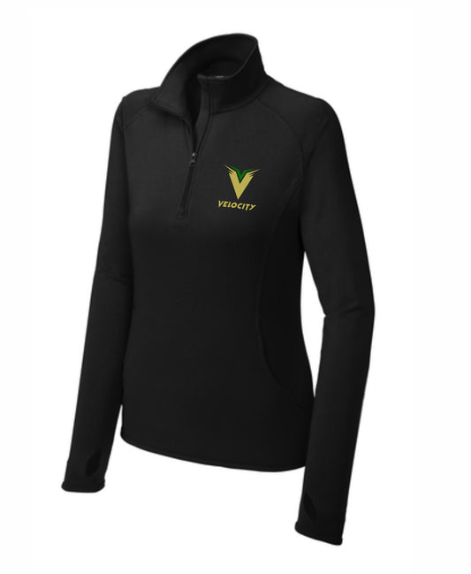 Velocity Women's Sport-Wick® Stretch 1/4-Zip Pullover