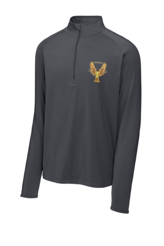 Team Ignite Men's Sport-Wick® Stretch Midweight  Emboidered 1/2-Zip Pullover