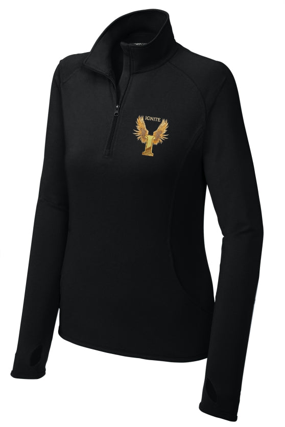 Team Ignite Men's Sport-Wick® Stretch Midweight  Emboidered 1/2-Zip Pullover